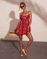 Wildflower Way Fit and Flare Mini Dress