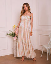 Scenic Views Tiered Floral Maxi Dress