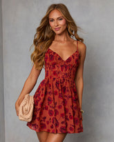 Marselle Lace Corset Mini Dress