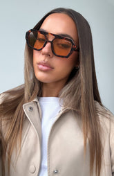 Always Vibing Sunglasses Tortoise/Brown