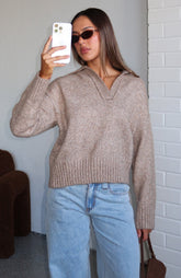 Chrissy Knit Sweater Sand