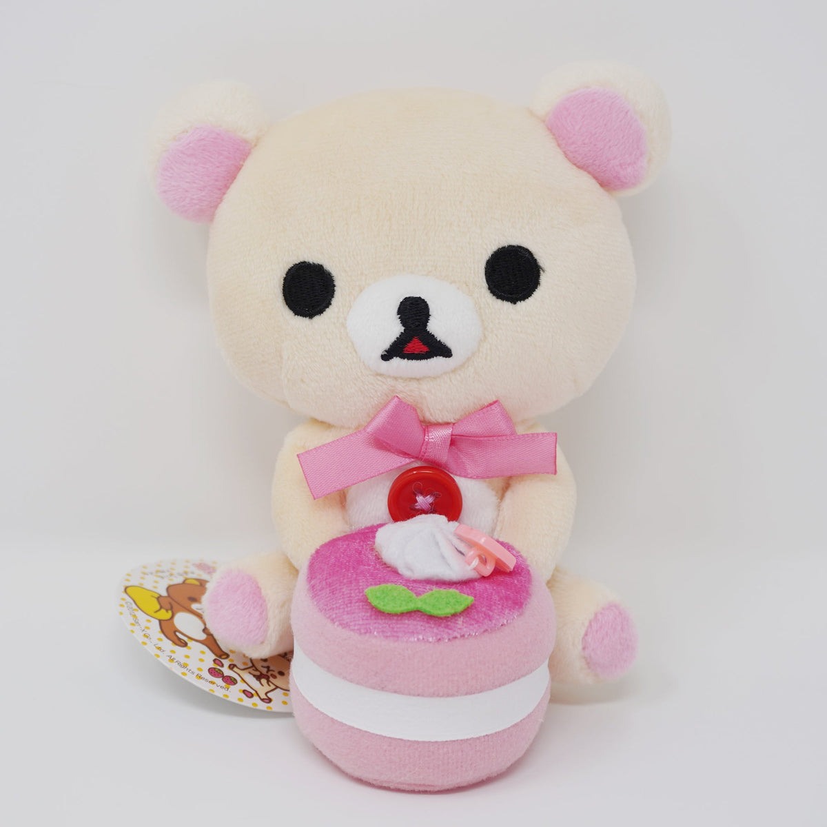 2012 Korilakkuma with Cake Prize Plush - Kirakira Dessert Rilakkuma San-X