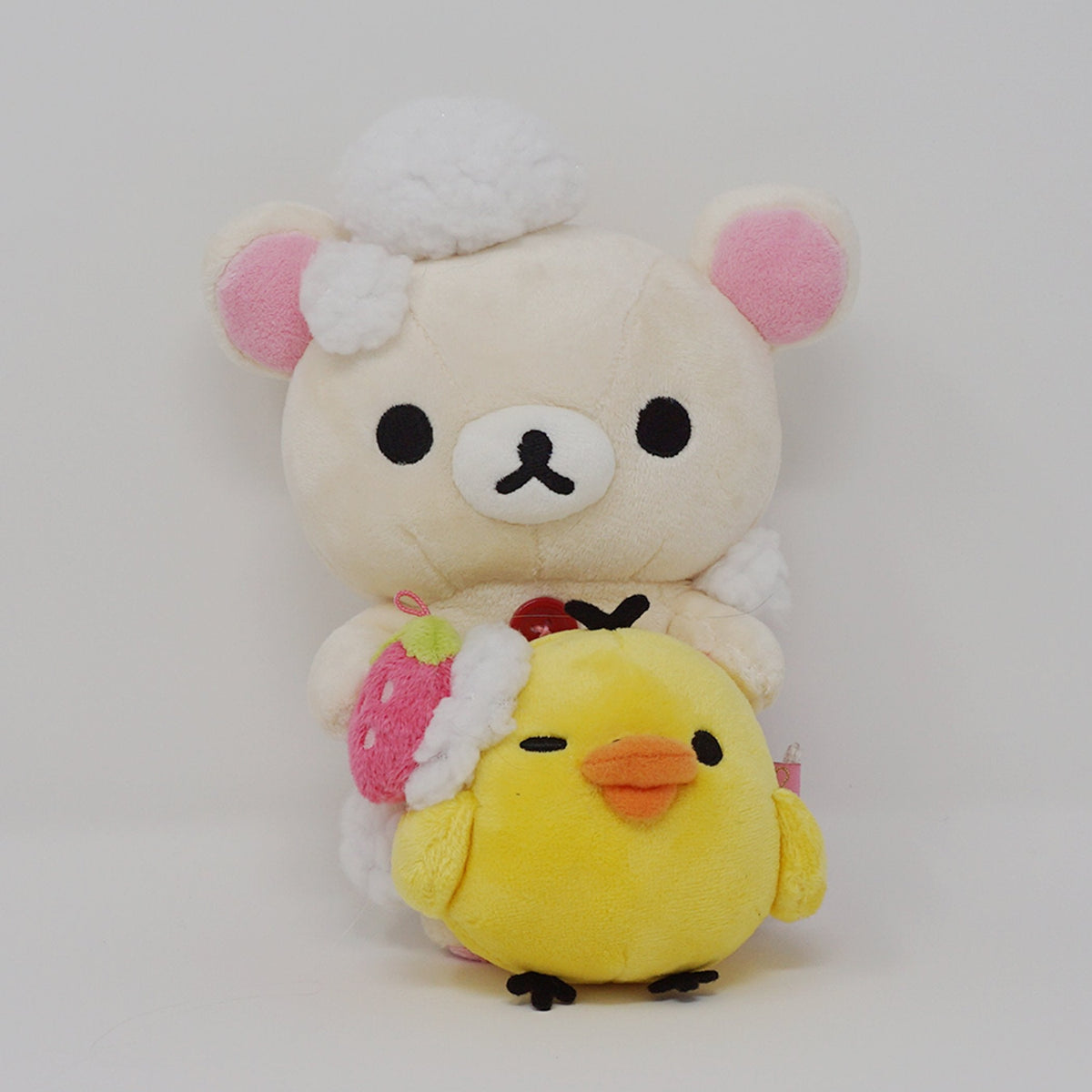2012 Korilakkuma with Kiiroitori Plush - Heart Bath Time - Rilakkuma - San-X