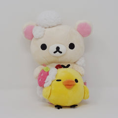 2012 Korilakkuma with Kiiroitori Plush - Heart Bath Time - Rilakkuma - San-X
