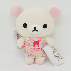 2012 Korilakkuma in Harajuku Store Apron and Shopping Bag Plush - Rilakkuma Harajuku Store Limited Opening - San-X