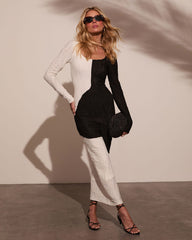 Delphie Colorblock Maxi Dress