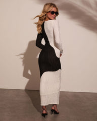 Delphie Colorblock Maxi Dress